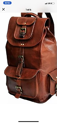 #ad Backpack Trendy Leather Bag Shoulder Women#x27;s Bags Casual Pu Purse Travel Girls $45.00