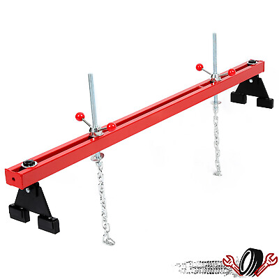 Engine Support Bar Transmission W Dual Hook 1100 LBS Capacity Steel Universal #ad $65.80