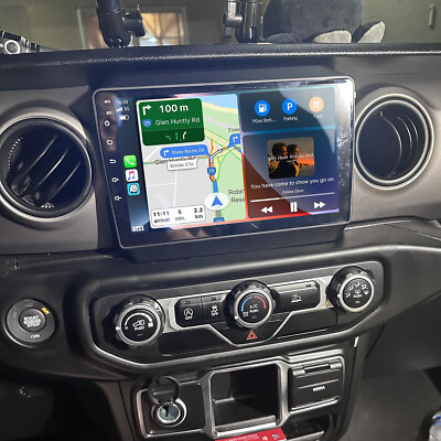CarPlay Android Car Radio GPS for 2018 2019 2020 2022 Jeep Wrangler JL Gladiator $147.99