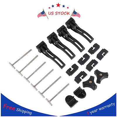 #ad Universal Replacement Parts For Hard Tri Fold Tonneau Cover Rear Front Clamp $18.96