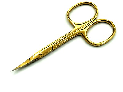 #ad Best Cuticle Nail Curved Scissors Extra Sharp Solingen Professional Nail Clipper $14.16
