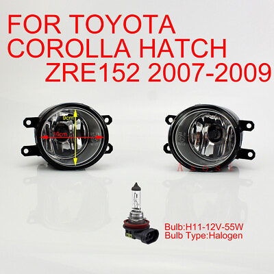 #ad Pair Of Fog Light Spot Driving Lamp For Toyota Corolla Hatch ZRE152 2007 2009 $42.75