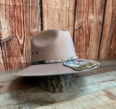 Men Women Faux Felt Western Cowboy Wide Indiana Hat Tejana Vaquera Rodeo Unisex $36.89