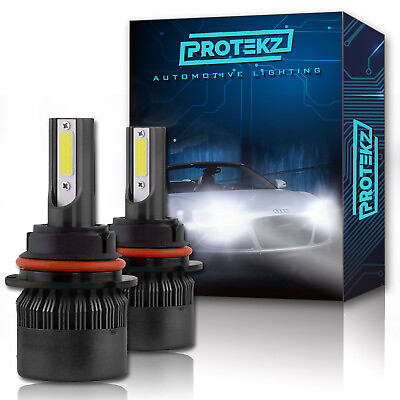 #ad Protekz 9006 LED Headlight Bulbs CREE Car Halogen Replacement 6000K Xenon White $36.47