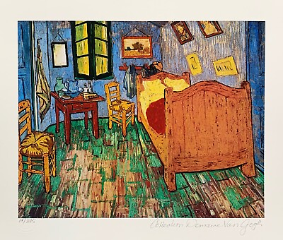 #ad Vincent Van Gogh VAN GOGH#x27;S BEDROOM Estate Signed Limited Edition Giclee Art $59.99