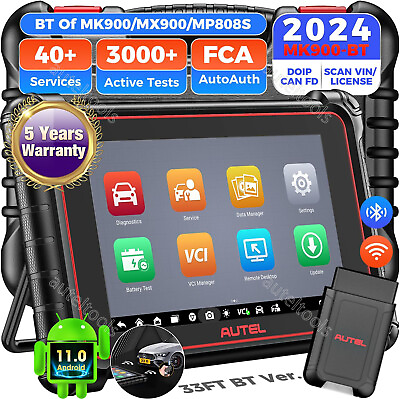 2024 Autel MaxiCOM MK900BT PRO Auto Diagnostic Scanner Tool Upgraded MK808BT PRO $631.00