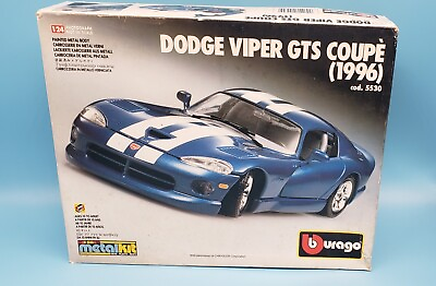 #ad Model Car Scale 1:18 Dodge Viper GTS Model Kit Of Mount diecast Burago $48.99