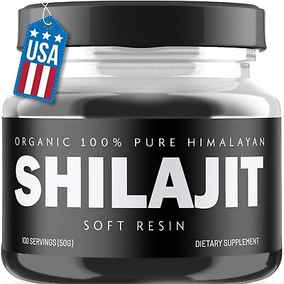 #ad Organic 100% Pure Himalayan Shilajit Soft Resin Extremely Potent Fulvic Acid $61.98