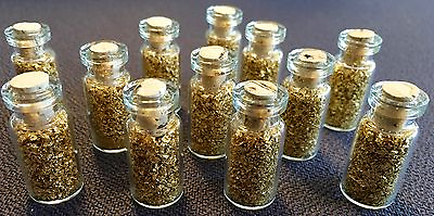 #ad 12 Large 2ml Bottles of Gold Leaf Flakes ..... Lowest price online $17.95