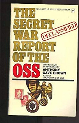 #ad #ad The Secret War Report of the OSS Paperback Anthony Cave Brown $8.25