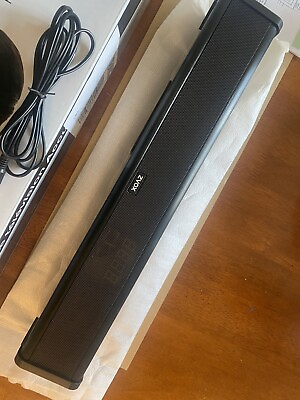 ZVOX AccuVoice AV200 Dialogue Boosting TV Speaker Sound Bar BLACK CLEAR VOICE $99.00