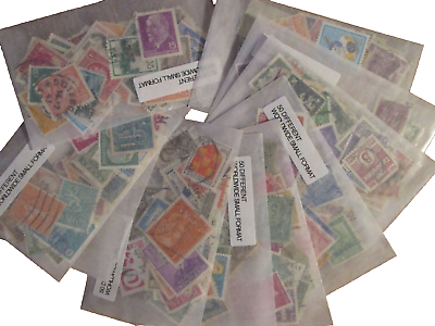 #ad HENRYS#x27; STAMPS 1000 WORLDWIDE SMALL FORMAT 20 PAKS OF 50 DIFF. EACH USED $9.99