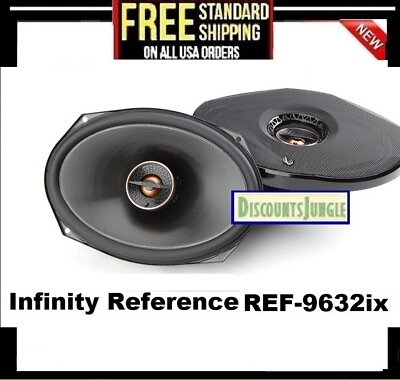 #ad INFINITY reference REF 9632ix 6 x 9 INCH 2 WAY CAR COAXIAL SPEAKERS PAIR 300W $88.95