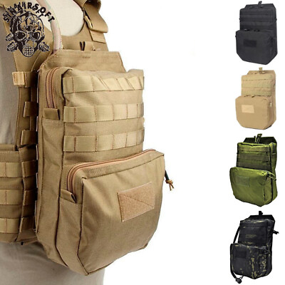 #ad 3L Tactical Combat Molle Bag Backpack Hydration Pouch Water Pack Hiking for Vest $24.99