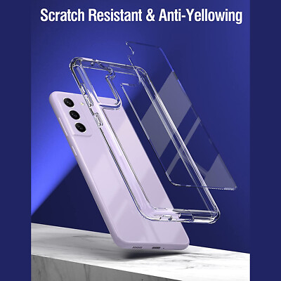 #ad Clear Case For Samsung Galaxy S22 5G Ultra Slim Shockproof Silicone Cover TPU $4.95