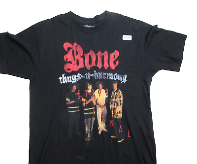 #ad Bone Thugs N Harmony E. 1999 Mens Tshirt Top Tee Shirt Graphic Black Medium ** $18.04