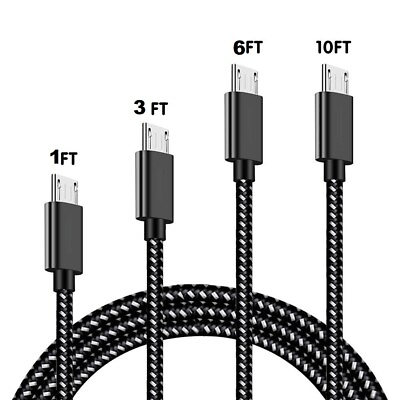 Heavy Duty Micro USB Fast Charger Data Cable Cord For Samsung Android HTC LG Lot $239.88