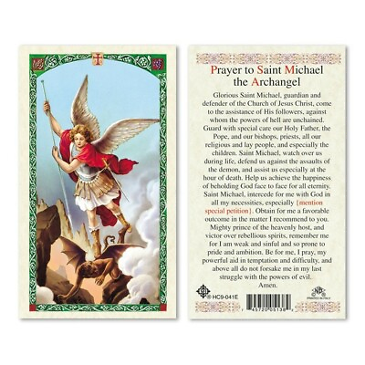 #ad Prayer to Saint Michael the Archangel $2.75