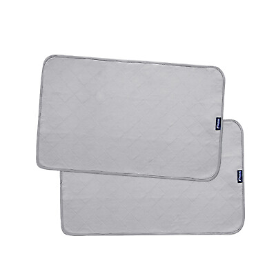 #ad Dog Pee Pads Washable Waterproof Reusable Quilted Dog Crate Pad 41quot;X27quot; 2 Pack $27.79