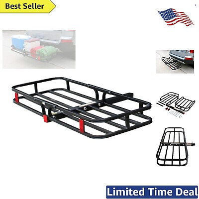 Hitch Trailer Mount with High Side Rails 500 lb Load Capacity Black $99.99