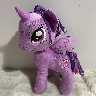 #ad Hasbro My Little Pony Twilight Sparkle Kids Purple Stuffed Animal 12quot; Plush Toy $10.40