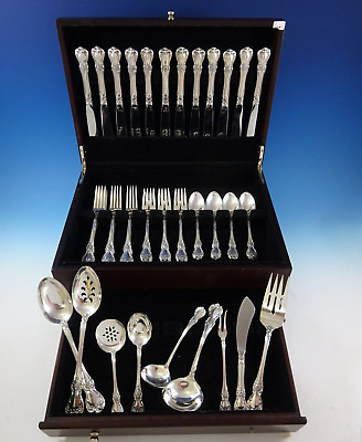 #ad Old Master by Towle Sterling Silver Flatware Set For 12 Service 57 Pieces $2695.50
