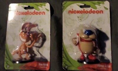 #ad Ren and Stimpy Figurines Collectible Toy or cake topper $12.03