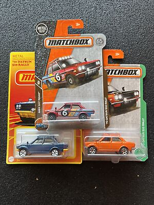 #ad MATCHBOX ‘70 DATSUN 510 RALLY Variation Target Retro Exclusive Off Road Set $19.95