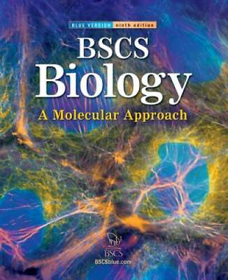 #ad BSCS Biology: A Molecular Approach Student Edition Hardcover ACCEPTABLE $5.26