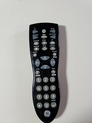#ad GE 02150 V2 1145 Universal Remote Control for TV CBL SAT DVR AUX DVD $6.30