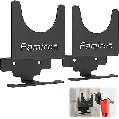 #ad 2PC Angle Grinder Holder Stand Tool Wall Mount Bracket for 5inch Grinder Storage $20.06