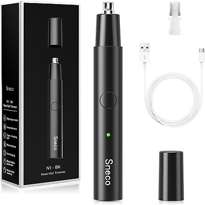 Professional Ear and Nose Hair Trimmer Rechargeable Waterproof 8000rpm $18.99