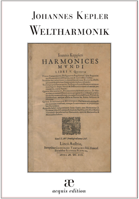 #ad Johannes Kepler: Weltharmonik German $70.00