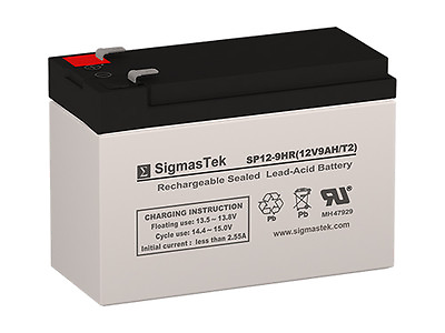 #ad 12V 9Ah F2 SLA Battery Replacement for APC BACK UPS ES BE750G by SigmasTek $23.99