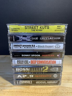 #ad Hip Hop Cassette Tape Lot Sealed NEW $49.99