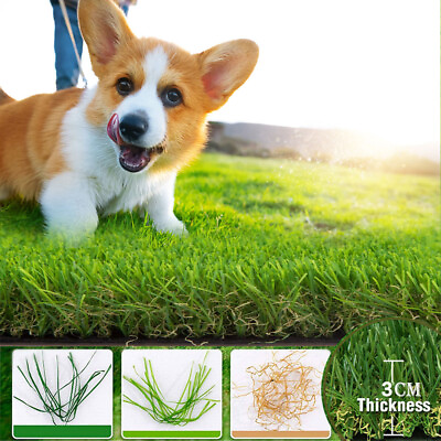 Artificial Grass Turf Mat 6.6x10ft Fake Synthetic Garden Landscape Lawn Carpet $81.87