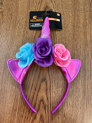 #ad Unicorn Floral Headband for kids New with Tags $10.70