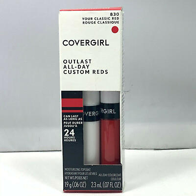 #ad Covergirl Outlast All Day Lip Color with Topcoat .06oz .07oz. New; You Pick $7.50