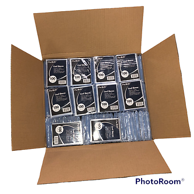 10000 Pro Safe SOFT PENNY REGULAR STANDARD CLEAR CARD SLEEVES NEW CASE 34010 $46.49