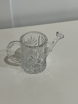 #ad #ad Vintage Lead Crystal Anna Hutte Watering Can Bleikristall Germany $8.00