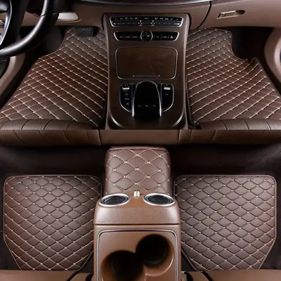 #ad 5Pcs Waterproof Leather Car Floor Mats Set Universal Car Floor Mat Protector Aut $23.04