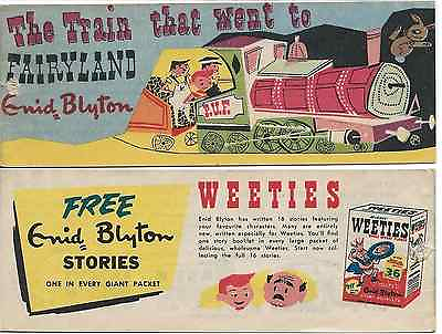 #ad WEETIES AUSTRALIA CEREAL GIVEAWAY PROMO ENID BLYTON TRAIN THAT WENT FAIRYLAND VG $105.00