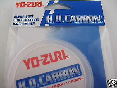 #ad Yo Zuri HD Carbon 100% Fluorocarbon Leader 4 300lb 30yd Disappearing Pink $14.99