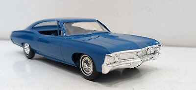 #ad Vintage Chevy Impala SS Dealer Promo 1967 Blue Chevrolet Toy Model 427 AS IS $179.95