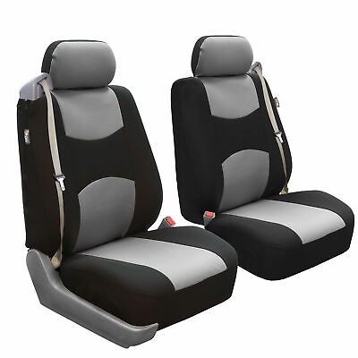 #ad Custom Fit Seat Cover for Ford F 150 2004 08 Front Pair Built in Seat Gray $28.45