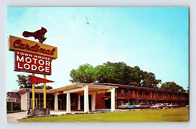 #ad Postcard South Carolina Florence SC Cardinal Town House Motor Lodge Motel 1969 $6.00