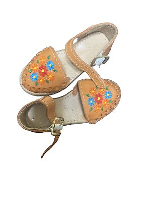 #ad MEXICAN LEATHER GIRLS TODDLER HUARACHES SANDALS FROM MEXICO $24.00