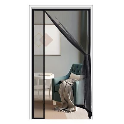 #ad Reversible Left Right Side Opening Magnetic Screen Door Fits Door Size 36 x 9... $32.32