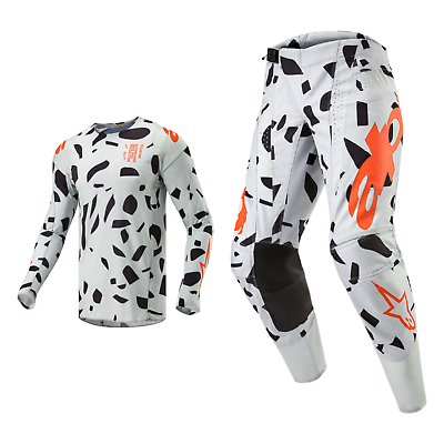 #ad New Alpinestars Techstar Rantera Grey Camo Motorcycle Gear Jersey Pants Kit MX $264.90