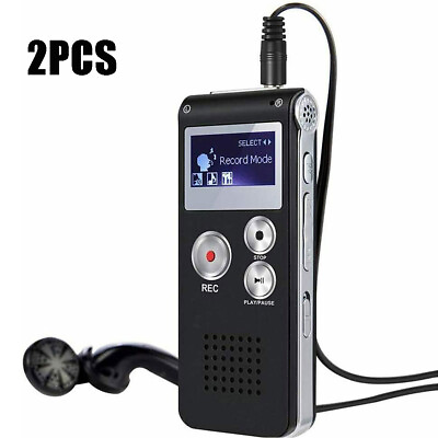 #ad 2X Paranormal Ghost Hunting Equipment Digital EVP Voice Activated recorder USB** $34.98